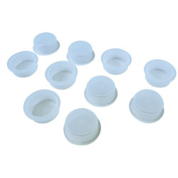 Saco com 5 tampões La Gee transparentes Polyfirst