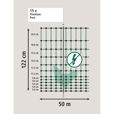 Rede de aves Premium AKO Verde Rede de aves Premium AKO Verde