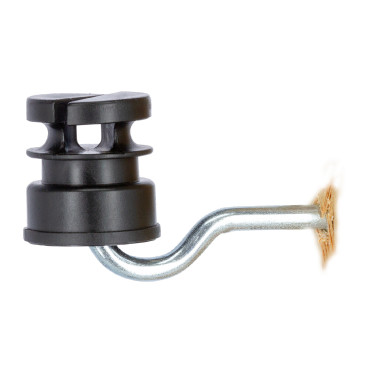 Isolador com fenda AKO Preto