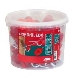 Isolador com fenda Easy Drill EDX AKO Vermelho Isolador com fenda Easy Drill EDX AKO Vermelho