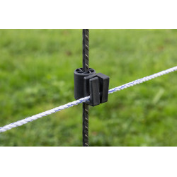 Isolador adicional para estacas redondas e ovais AKO Preto Isolador adicional para estacas redondas e ovais AKO Preto