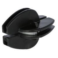 Isolador de canto / tipo “ovo” AKO Preto Isolador de canto / tipo “ovo” AKO Preto