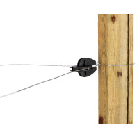 Isolador de canto / tipo “ovo” AKO Preto Isolador de canto / tipo “ovo” AKO Preto