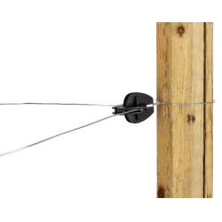 Isolador de canto / tipo “ovo” AKO Preto Isolador de canto / tipo “ovo” AKO Preto