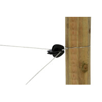 Isolador de canto / tipo “ovo” AKO Preto Isolador de canto / tipo “ovo” AKO Preto