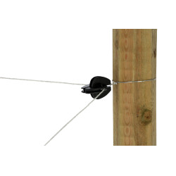 Isolador de canto / tipo “ovo” AKO Preto Isolador de canto / tipo “ovo” AKO Preto