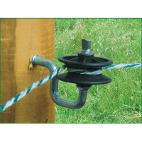 Isolador de canto para fio e cordão AKO Preto Isolador de canto para fio e cordão AKO Preto