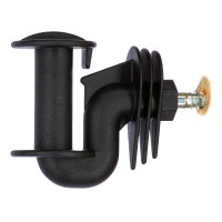 Isolador de canto para fita Cavallo AKO Preto