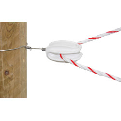 Isolador de canto tipo “ovo” AKO Branco