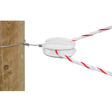 Isolador de canto tipo “ovo” AKO Branco