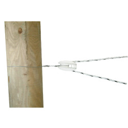 Isolador de canto tipo “ovo” AKO Branco