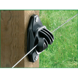 Isolador para cerca permanente Highland AKO Preto
