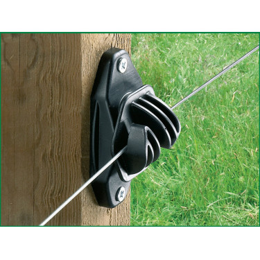Isolador para cerca permanente Highland AKO Preto