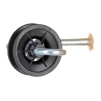 Isolador de porta AKO Preto