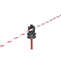 Isolador de reposição para estaca redonda de aço AKO Preto