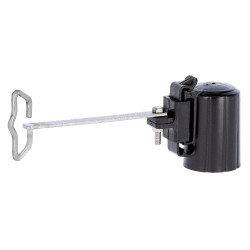 Isolador de topo, solução de canto para fita/cordão T-Post AKO Preto Isolador de topo, solução de canto para fita/cordão T-Post AKO Preto