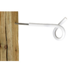 Isolador afastador com olhal AKO Branco