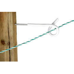 Isolador afastador com olhal AKO Branco