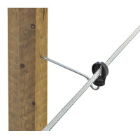 Isolador espaçador para fita AKO Preto Isolador espaçador para fita AKO Preto