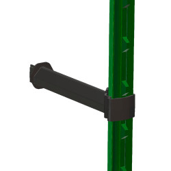 Isolador espaçador T-Post AKO Preto