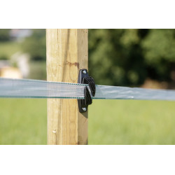 Isolador para fitas AKO Preto Isolador para fitas AKO Preto