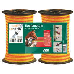 Kit de duas fitas de cerca EconomyLine AKO