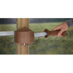 Kit de portão Premium FLEXIGATE green AKO Castanho