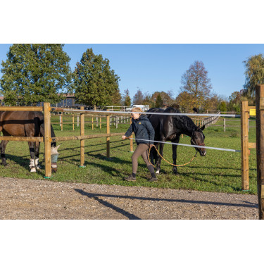 Kit de portão Premium FLEXIGATE green AKO Castanho