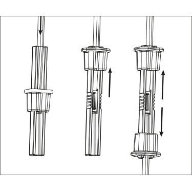 Conector com reforços verticais Litzclip® para redes de vedação Kerbl Hobbyfarming Conector com reforços verticais Litzclip® para redes de vedação Kerbl Hobbyfarming