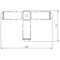 Connecteur DOMOCLIK® en T La Gée Connecteur DOMOCLIK® en T La Gée