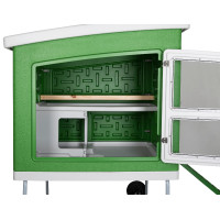 Cooperativa Móvel Kerbl Hobbyfarming Verde / branco