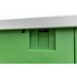 Cooperativa Móvel Kerbl Hobbyfarming Verde / branco Cooperativa Móvel Kerbl Hobbyfarming Verde / branco