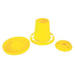 Comedouro para galinhas e pintinhos Kerbl Hobbyfarming Amarelo