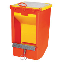 Alimentador suspenso para coelhos Kerbl Hobbyfarming Vermelho