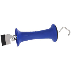 Maçaneta de porta Premium com conector de fitas Litzclip® AKO Azul Maçaneta de porta Premium com conector de fitas Litzclip® AKO Azul