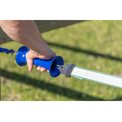 Maçaneta de porta Premium com conector de fitas Litzclip® AKO Azul Maçaneta de porta Premium com conector de fitas Litzclip® AKO Azul