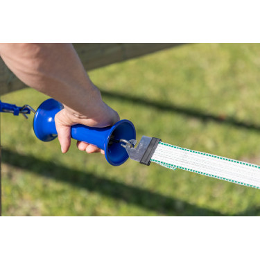 Maçaneta de porta Premium com conector de fitas Litzclip® AKO Azul Maçaneta de porta Premium com conector de fitas Litzclip® AKO Azul