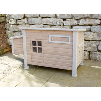 Galpão para galinhas Emma Kerbl Hobbyfarming Natural Castanho