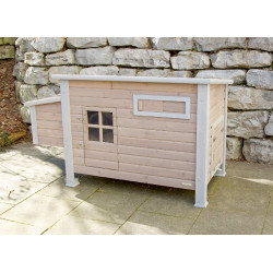 Galpão para galinhas Emma Kerbl Hobbyfarming Natural Castanho