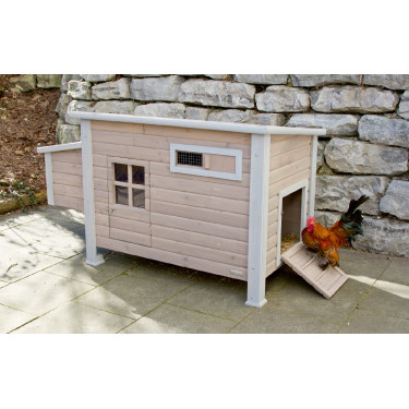 Galpão para galinhas Emma Kerbl Hobbyfarming Natural Castanho