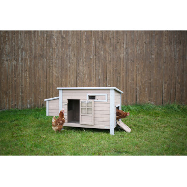 Galpão para galinhas Emma Kerbl Hobbyfarming Natural Castanho