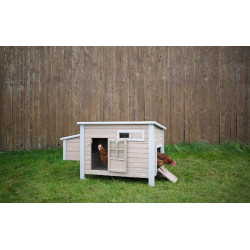 Galpão para galinhas Emma Kerbl Hobbyfarming Natural Castanho