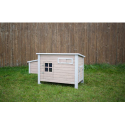 Galpão para galinhas Emma Kerbl Hobbyfarming Natural Castanho