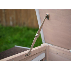 Galpão para galinhas Emma Kerbl Hobbyfarming Natural Castanho