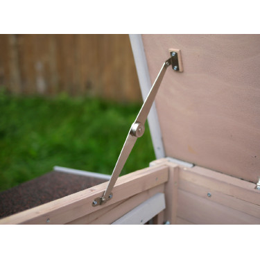 Galpão para galinhas Emma Kerbl Hobbyfarming Natural Castanho