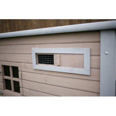 Galpão para galinhas Emma Kerbl Hobbyfarming Natural Castanho