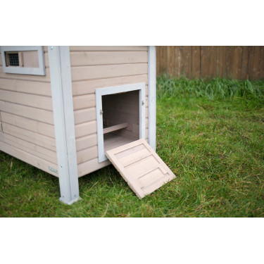 Galpão para galinhas Emma Kerbl Hobbyfarming Natural Castanho