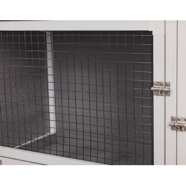 Galinheiro de plástico ECO Samy Kerbl Hobbyfarming Branco / cinza Galinheiro de plástico ECO Samy Kerbl Hobbyfarming Branco / cinza