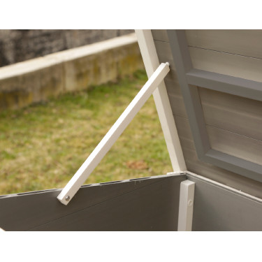 Galinheiro de plástico ECO Samy Kerbl Hobbyfarming Branco / cinza Galinheiro de plástico ECO Samy Kerbl Hobbyfarming Branco / cinza