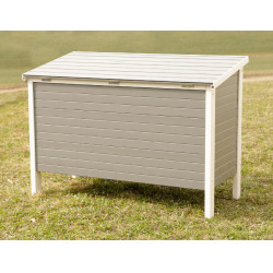 Galinheiro de plástico ECO Samy Kerbl Hobbyfarming Branco / cinza Galinheiro de plástico ECO Samy Kerbl Hobbyfarming Branco / cinza